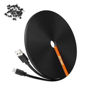 30ft USB C Cable for Ring Pan-Tilt Indoor Cam 2024 Release Camera, Black 30ft USB C Cable for Ring Pan-Tilt Indoor Cam 2024 Release Camera, Black