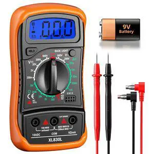 Digital Multimeter with Case, AC/DC Voltmeter, Ammeter and Ohmmeter Digital Multimeter with Case, AC/DC Voltmeter, Ammeter and Ohmmeter