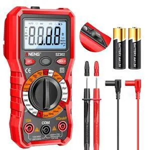 Multimeter with Case,Volt Amp Meter with Backlit LCD,NCV,Flashlight Multimeter with Case,Volt Amp Meter with Backlit LCD,NCV,Flashlight