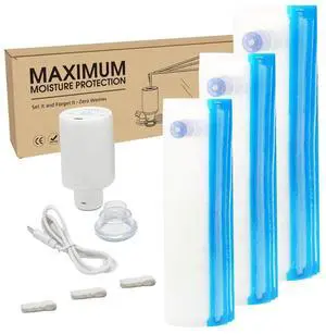 30pcs Vacuum Sealer Kit, Durable/Airtight Food & 3D Printer Filament Storage, with 60KPA Auto Pump & Clips for Cooking/Freezing/Travel/Filament Dry, Compression Storage 30pcs Vacuum Sealer Kit, Durable/Airtight Food & 3D Printer Filament Storage, with 60KPA Auto Pump & Clips for Cooking/Freezing/Travel/Filament Dry, Compression Storage