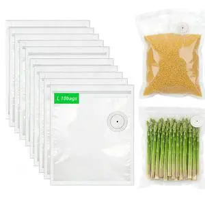 Sous Vide Cooking Bags - Set of 10 | BPA-Free Reusable Vacuum Seal Bags (10 Large) Sous Vide Cooking Bags - Set of 10 | BPA-Free Reusable Vacuum Seal Bags (10 Large)