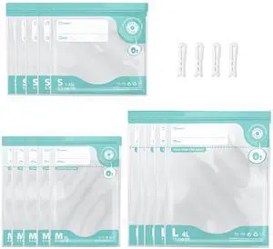Sous Vide Bags Reusable, Vacuum Food Storage Bags 15 pcs (S M L each size 5pcs) Comes with 4 sealing sliders PA&PE material Double zipper Long-lasting freshness Bag for Cooking, Food Storage Sous Vide Bags Reusable, Vacuum Food Storage Bags 15 pcs (S M L each size 5pcs) Comes with 4 sealing sliders PA&PE material Double zipper Long-lasting freshness Bag for Cooking, Food Storage