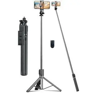 74" Selfie Stick Phone Tripod for iPhone Android Pockte3/4 Insta360 Camera 74" Selfie Stick Phone Tripod for iPhone Android Pockte3/4 Insta360 Camera
