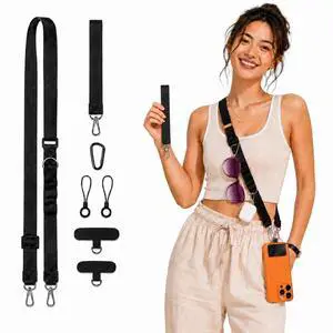 2Pack Crossbody Cell Phone Lanyards & Wrist Straps 2Pack Crossbody Cell Phone Lanyards & Wrist Straps