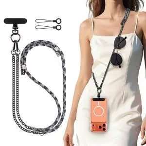 Phone Lanyard Crossbody, Adjustable Cell Phone Lanyard Neck Strap for All Phones, Universal Skin Friendly Phone Strap Crossbody for Women and Men Phone Lanyard Crossbody, Adjustable Cell Phone Lanyard Neck Strap for All Phones, Universal Skin Friendly Phone Strap Crossbody for Women and Men