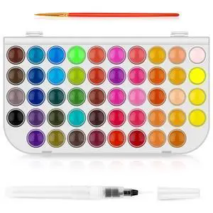 48 Colors Watercolor Paint Set for Kids Adults Artist Painting 48 Colors Watercolor Paint Set for Kids Adults Artist Painting