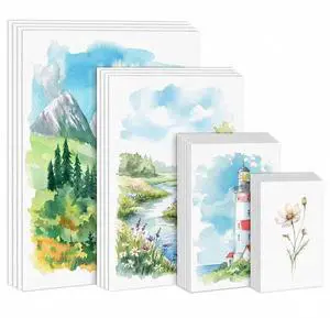 58 Sheets Watercolor Paper Bulk, 300GSM Cold Press White Watercolor Paper in 4 Sizes, 8.5 x 11, 7 x 10, 5 x 7, 4 x 6 Inches, Bulk Paint Paper for Kids, Students, Beginners & Artists 58 Sheets Watercolor Paper Bulk, 300GSM Cold Press White Watercolor Paper in 4 Sizes, 8.5 x 11, 7 x 10, 5 x 7, 4 x 6 Inches, Bulk Paint Paper for Kids, Students, Beginners & Artists