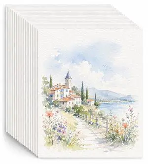 120 Sheets Watercolor Paper Bulk, 5x7 Inch Cold Press Drawing Paper for Kids Adults Beginners, 160 GSM Thick Art Paper for Watercolor, Colored Pencils, Crayons, Sketching, DIY Cards & Classroom 120 Sheets Watercolor Paper Bulk, 5x7 Inch Cold Press Drawing Paper for Kids Adults Beginners, 160 GSM Thick Art Paper for Watercolor, Colored Pencils, Crayons, Sketching, DIY Cards & Classroom