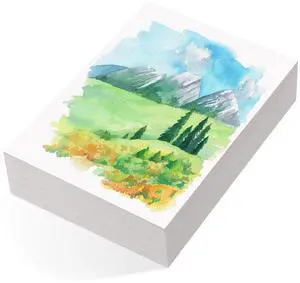 80 Sheets Watercolor Paper Bulk, 110 lb/230 GSM Cold Press Paper White Water Color Paper for Kids Child Students Adults Artists Drawing Wedding Gift Cards(4 x 6 Inch) 80 Sheets Watercolor Paper Bulk, 110 lb/230 GSM Cold Press Paper White Water Color Paper for Kids Child Students Adults Artists Drawing Wedding Gift Cards(4 x 6 Inch)