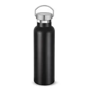 Black Stainless Steel Water Bottles,20 Ounce Vacuum Insulated Double Wall Travel Bottle with Leak Proof Lid of Handle,Metal Reusable Standard Mouth Flask Thermoses for School,Hikers,Gift Black Stainless Steel Water Bottles,20 Ounce Vacuum Insulated Double Wall Travel Bottle with Leak Proof Lid of Handle,Metal Reusable Standard Mouth Flask Thermoses for School,Hikers,Gift