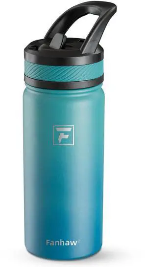 18 oz Kids Water Bottle for School, Insulated Water Bottle with Straw Lid, Stainless Steel Vacuum Insulated Bottle for Boys & Girls, Leak-Proof, BPA Free(Green Blue) 18 oz Kids Water Bottle for School, Insulated Water Bottle with Straw Lid, Stainless Steel Vacuum Insulated Bottle for Boys & Girls, Leak-Proof, BPA Free(Green Blue)