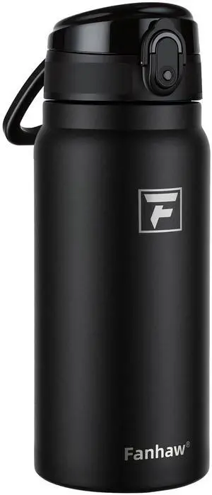 20 Oz Insulated Stainless Steel Water Bottle with Chug Lid Wide Mouth, Leak-Proof, BPA-Free Ideal for Kids, Adults, Sports, Gym, and Outdoor Use (Black) 20 Oz Insulated Stainless Steel Water Bottle with Chug Lid Wide Mouth, Leak-Proof, BPA-Free Ideal for Kids, Adults, Sports, Gym, and Outdoor Use (Black)