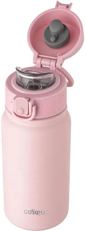 Kids 12oz Insulated Stainless Steel Water Bottle, Leakproof Vacuum Tumbler with Carry Handle, Fits Cup Holders, Reusable Water Bottle for School Outdoor, Boys & GirlsPink Kids 12oz Insulated Stainless Steel Water Bottle, Leakproof Vacuum Tumbler with Carry Handle, Fits Cup Holders, Reusable Water Bottle for School Outdoor, Boys & GirlsPink