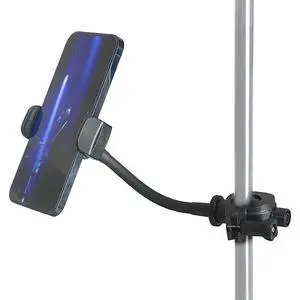 Mic Stand Phone Holder 360 Flexible Mount for Microphone, Adjustable Gooseneck Pole, Rotatable Compatible With iPhone, Android Cell Phone Mic Stand Phone Holder 360 Flexible Mount for Microphone, Adjustable Gooseneck Pole, Rotatable Compatible With iPhone, Android Cell Phone