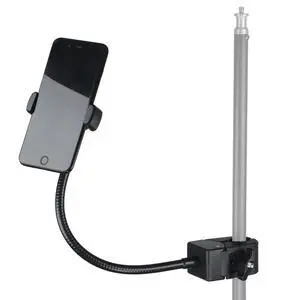 drum kit Gooseneck Phone Holder clip to mic stand 360° Adjustable flexible mount for iPhone/Samsung - Stabilizing Clip for Singing, Video Recording and Stage Performance drum kit Gooseneck Phone Holder clip to mic stand 360° Adjustable flexible mount for iPhone/Samsung - Stabilizing Clip for Singing, Video Recording and Stage Performance