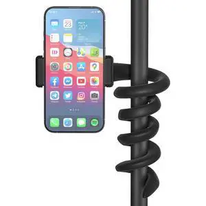 Universal Mic Stand Phone Holder for Microphone Stand Fits Most 3.5" - 7.5" Smartphones - Flexible Cell Phone Holder for Mic Stand, Drum Stand Phone Mount, Music Stand Phone Holders for Any Poles Universal Mic Stand Phone Holder for Microphone Stand Fits Most 3.5" - 7.5" Smartphones - Flexible Cell Phone Holder for Mic Stand, Drum Stand Phone Mount, Music Stand Phone Holders for Any Poles