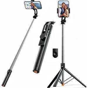 67" Phone Tripod Selfie Stick for iPhone & Android with Wireless Remote 67" Phone Tripod Selfie Stick for iPhone & Android with Wireless Remote