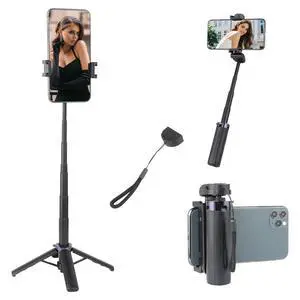 18" Selfie Stick with Wireless Remote,Compatible with All Cellphones 18" Selfie Stick with Wireless Remote,Compatible with All Cellphones