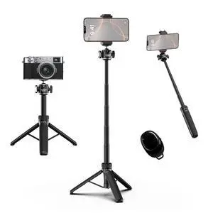Selfie Stick for iPhone, 24" Phone Tripod with Remote 360° Ball Head, Portable Stand for Cell Phone iPhone 17/16/15/14/13/12 Pro Max/Android Gopro Selfie Stick for iPhone, 24" Phone Tripod with Remote 360° Ball Head, Portable Stand for Cell Phone iPhone 17/16/15/14/13/12 Pro Max/Android Gopro