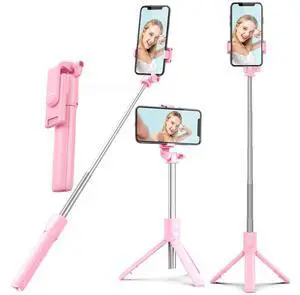 Phone Tripod & Selfie Stick,3 in 1 Extendable 360° Rotation Tripod Stand with Detachable Wireless Remote Portable Smart Phone Holder Compatible with iPhone Android Sansung Phone Tripod & Selfie Stick,3 in 1 Extendable 360° Rotation Tripod Stand with Detachable Wireless Remote Portable Smart Phone Holder Compatible with iPhone Android Sansung