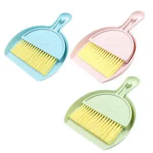 Small Broom and Dustpan Set, Mini, 3 Colors Small Broom and Dustpan Set, Mini, 3 Colors