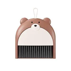 Mini Broom and Dustpan Set 6.2x6.3 Inches Compact Hand Broom for Desktop Table Countertop Car Office Kitchen Small Space Cleaning (Brown) Mini Broom and Dustpan Set 6.2x6.3 Inches Compact Hand Broom for Desktop Table Countertop Car Office Kitchen Small Space Cleaning (Brown)