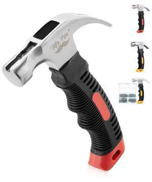 Claw Hammer, 8oz, Red, Magnetic Claw Hammer, 8oz, Red, Magnetic
