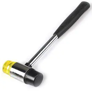 Rubber Mallet Non-Marking Rubber Mallet Hammer Steel Pipe Mallet with Non-Slip Rubber Handle for DIY Projects Crafts Woodworking and Flooring Installation Rubber Mallet Non-Marking Rubber Mallet Hammer Steel Pipe Mallet with Non-Slip Rubber Handle for DIY Projects Crafts Woodworking and Flooring Installation