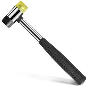 25mm Non Marring Rubber Mallet Hammer, Small Double Faced Craft Head 25mm Non Marring Rubber Mallet Hammer, Small Double Faced Craft Head