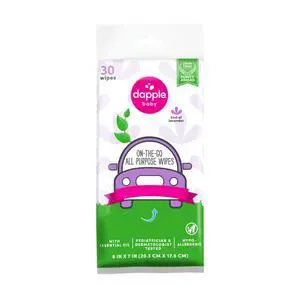 baby All Purpose Wipes, Hypoallergenic & Powered by Plants Cleaning Wipes, Hint of Lavender, 30 Count (Pack of 1) baby All Purpose Wipes, Hypoallergenic & Powered by Plants Cleaning Wipes, Hint of Lavender, 30 Count (Pack of 1)