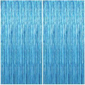 2 Pack Party Decorations Blue Streamers Fringe Backdrop Ocean Themed Decorations Foil Curtain Backdrop Blue Birthday Baby Shower Bachelorette Christmas Party Decor Supplies 2 Pack Party Decorations Blue Streamers Fringe Backdrop Ocean Themed Decorations Foil Curtain Backdrop Blue Birthday Baby Shower Bachelorette Christmas Party Decor Supplies