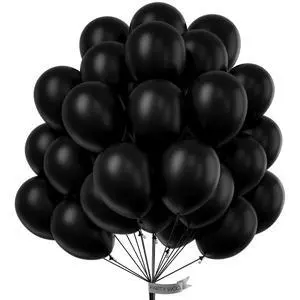 Black Balloons 50pcs Matte Latex Helium Balloons 12 Inch Black Balloons 50pcs Matte Latex Helium Balloons 12 Inch