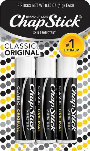 Classic Original Lip Balm Tubes, Lip Care - 0.15 Oz (Pack of 3) Classic Original Lip Balm Tubes, Lip Care - 0.15 Oz (Pack of 3)