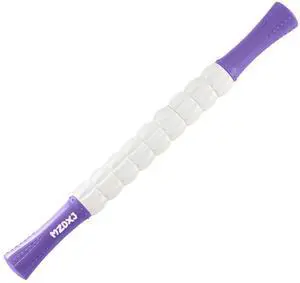 Muscle Roller Massage Roller Stick- Deep Tissue Fascia Blaster for Myofascial Pain Relief, Lymphatic Drainage & Body Sculpting, Handheld Physical Therapy & Recovery Tool (Purple White) Muscle Roller Massage Roller Stick- Deep Tissue Fascia Blaster for Myofascial Pain Relief, Lymphatic Drainage & Body Sculpting, Handheld Physical Therapy & Recovery Tool (Purple White)
