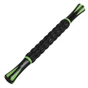 Professional 9-Roller Deep Tissue Massage Stick - Portable Muscle Recovery Roller for Athletes, Relieves Post-Workout Soreness & Leg/Back Pain - Portable Physio Tool (Black) Professional 9-Roller Deep Tissue Massage Stick - Portable Muscle Recovery Roller for Athletes, Relieves Post-Workout Soreness & Leg/Back Pain - Portable Physio Tool (Black)