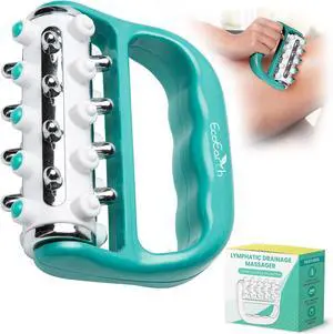Myofascial Release Cellulite Massager - Green - Lymphatic Drainage Massage Roller - Handheld Deep Tissue Massage Therapy Tool for Men and Women - Reduce Appearance of Cellulite Myofascial Release Cellulite Massager - Green - Lymphatic Drainage Massage Roller - Handheld Deep Tissue Massage Therapy Tool for Men and Women - Reduce Appearance of Cellulite