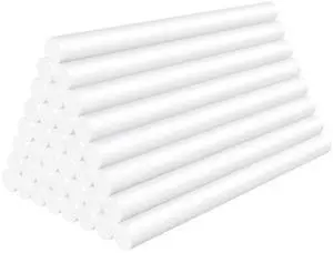 White Hot Glue Sticks Bulk, 36 Pack Mini Hot Glue Sticks for Crafting, Woodworking, Decoration, Bonding Repair, Wax Sealing, 4" Long x 0.27" Dia White Hot Glue Sticks Bulk, 36 Pack Mini Hot Glue Sticks for Crafting, Woodworking, Decoration, Bonding Repair, Wax Sealing, 4" Long x 0.27" Dia