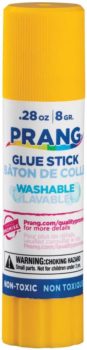 Washable Glue Stick, Clear, .28 Oz., 12 Count Washable Glue Stick, Clear, .28 Oz., 12 Count
