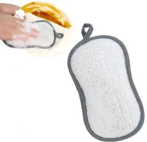 Multi-Purpose Non-Scratch Kitchen Sponge Dual-Sided Microfiber Dish Sponge with Heavy-Duty Scrubbing Power Effortlessly Cleans Dishes, Pots, and Pans (1 Pack) Multi-Purpose Non-Scratch Kitchen Sponge Dual-Sided Microfiber Dish Sponge with Heavy-Duty Scrubbing Power Effortlessly Cleans Dishes, Pots, and Pans (1 Pack)