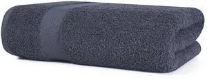 Bath Towels - Bath Towel Set, 100% Cotton Ultra Soft Highly Absorbent Quick Drying Lightweight Towels for Bathrooom, 27x54 Inches Washable Resuable Hotel Spa Gym Dark Grey Towel Bath Towels - Bath Towel Set, 100% Cotton Ultra Soft Highly Absorbent Quick Drying Lightweight Towels for Bathrooom, 27x54 Inches Washable Resuable Hotel Spa Gym Dark Grey Towel