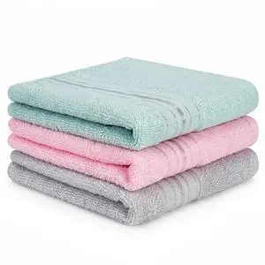 100% Cotton Wash Cloths, 13 x 13 inch, 3 Pack, Multicolor 100% Cotton Wash Cloths, 13 x 13 inch, 3 Pack, Multicolor