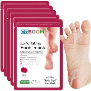 Foot Peel Mask 5 Pack,Exfoliator Peel Off Calluses Dead Skin Callus Remover Foot Peel Mask 5 Pack,Exfoliator Peel Off Calluses Dead Skin Callus Remover