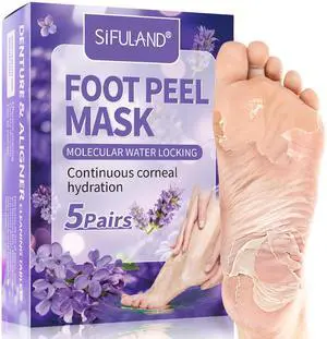 5 Pairs Foot Peeling Mask for Soft Heels (Lavender) 5 Pairs Foot Peeling Mask for Soft Heels (Lavender)