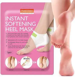 Moisturizing Foot Mask for Dry Cracked Heels (1 Pack) Intensive Hydrating Foot Mask for Deep Moisture & Heel Repair Soft Smooth Feet Moisturizing Foot Mask for Dry Cracked Heels (1 Pack) Intensive Hydrating Foot Mask for Deep Moisture & Heel Repair Soft Smooth Feet