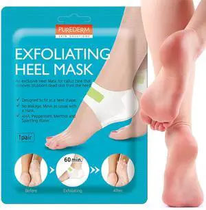 Exfoliating Foot Peeling Mask & Foot Peel for Dry Cracked Heels (1 Pack) Dead Skin & Callus Remover for Feet, Rough Skin Care for Baby Soft Feet Exfoliating Foot Peeling Mask & Foot Peel for Dry Cracked Heels (1 Pack) Dead Skin & Callus Remover for Feet, Rough Skin Care for Baby Soft Feet