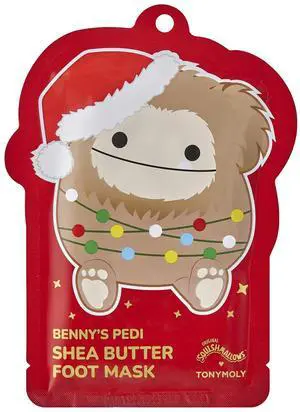 x Squishmallows Benny Pedi Foot Mask Limited Edition Holiday Hydrating Foot Treatment with Shea Butter Moisturizing Korean Foot Mask to Soothe & Restore Dry, Cracked Heels x Squishmallows Benny Pedi Foot Mask Limited Edition Holiday Hydrating Foot Treatment with Shea Butter Moisturizing Korean Foot Mask to Soothe & Restore Dry, Cracked Heels