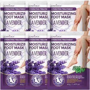 6 Pack Moisturizing Foot Mask, Hydrating Feet Mask for Dry Cracked Feet, Moisturizing Foot Socks Dry Skin Moisturizer for Soft Smooth Feet, Foot Spa Care Kit, Ideal Holiday Gift for Women and Men 6 Pack Moisturizing Foot Mask, Hydrating Feet Mask for Dry Cracked Feet, Moisturizing Foot Socks Dry Skin Moisturizer for Soft Smooth Feet, Foot Spa Care Kit, Ideal Holiday Gift for Women and Men