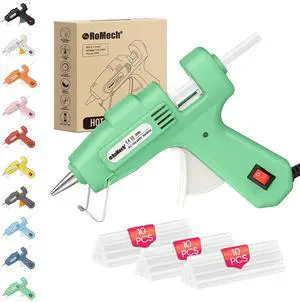 20W Mini Hot Glue Gun with 30 Glue Sticks Set, Fast Preheating Hot Glue Gun Kit Heavy Duty Gluegun for Craft, DIY, Repairs (Green) 20W Mini Hot Glue Gun with 30 Glue Sticks Set, Fast Preheating Hot Glue Gun Kit Heavy Duty Gluegun for Craft, DIY, Repairs (Green)