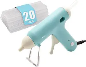 Mini Hot Glue Gun, 20W Fast Heating Anti-Drip Hot Melt Glue Gun Kit with 20 Glue Sticks, 90s Quick Preheat Glue Gun for DIY Crafts, School & Home Repairs (Blue) Mini Hot Glue Gun, 20W Fast Heating Anti-Drip Hot Melt Glue Gun Kit with 20 Glue Sticks, 90s Quick Preheat Glue Gun for DIY Crafts, School & Home Repairs (Blue)
