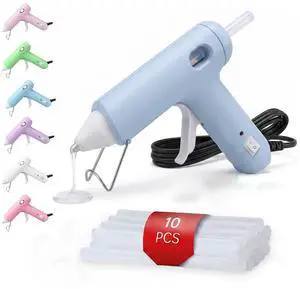 Mini Hot Glue Gun Kit with 40 Sticks 20W Fast Preheating - Mini Hot Glue Gun Kit with 40 Sticks 20W Fast Preheating -